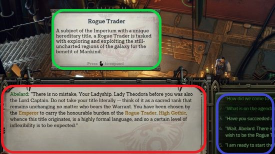 Rogue Trader Text Boxes